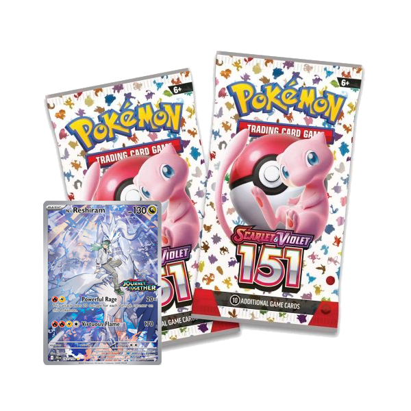 Pokemon 151 Packs & N's Reshiram Promo